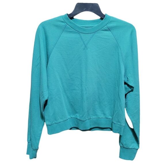 Green cropped sweatshirt  - Picture 1 of 2